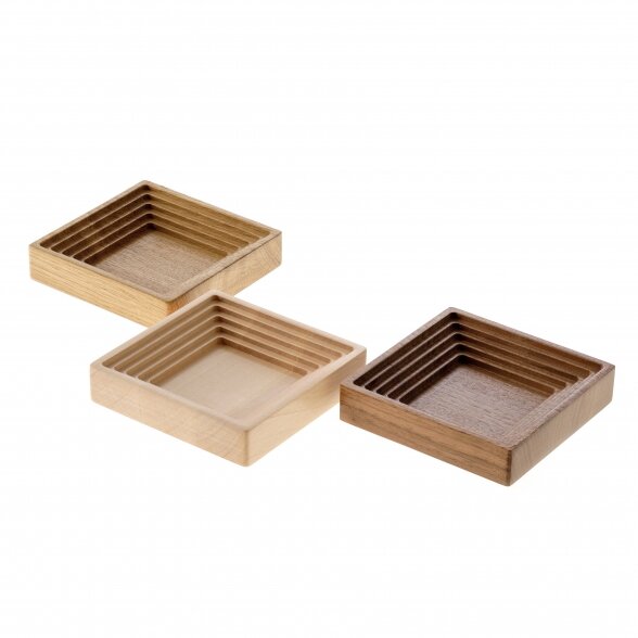 Square milled accessory tray 1